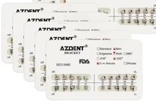 5 / 10 /20/50 kits Dental metal bracket Mini/Standard Roth 022 Hooks 345