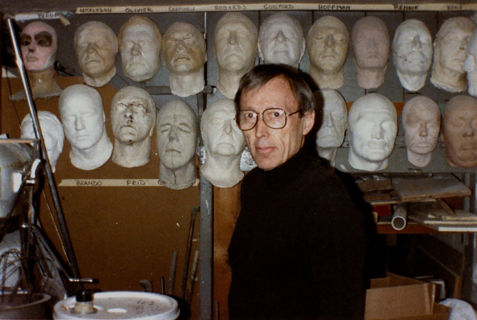 Dick Smith Life Mask Academy Award Winning Make-Up Artist Exorcist The Godfather - Image 3 of 4
