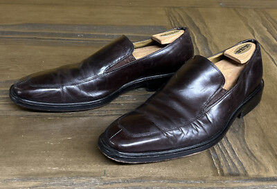Men’s Cole Haan Nike Air Slip On Leather Loafers Size 8.5M Cole Haan Mens Brown Leather Santa Barbara NikeAir Loafer  main image 4