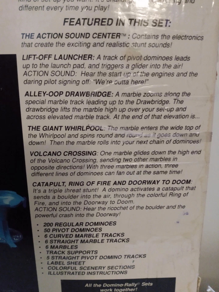 Incomplete Vintage Pressman Domino Rally Adventure Set w/ Dealer & 600+ Dominoes - Image 4 of 4