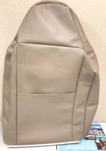 2001 Ford F250 Lariat Driver LEAN BACK Top Replacment Seat Cover-Tan-Vinyl - Picture 3 of 5