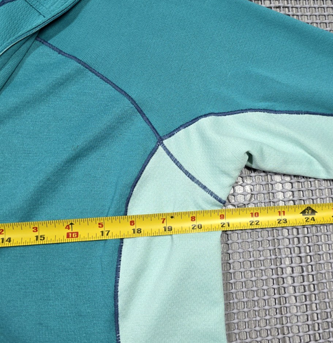 Patagonia Capilene 3 Midweight Base Layer Womens XL 1/2 Zip Long Sleeve Teal - Picture 7 of 9