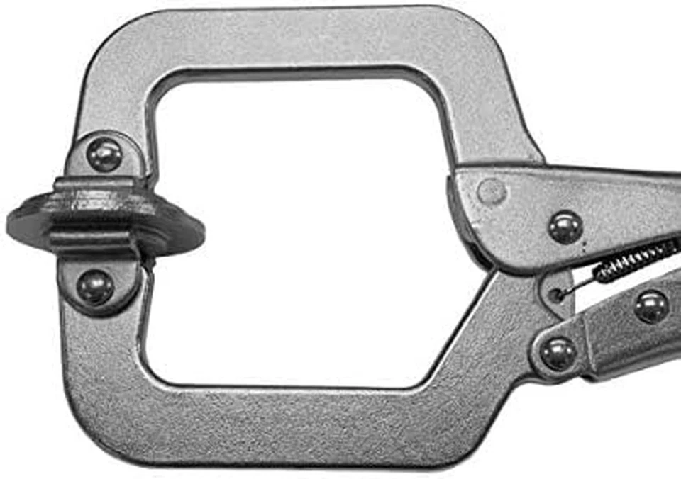 4000 2In Face Clamp Heavy Duty Locking C-Clamp with Adjustable Swivel Pads - Image 2 of 4