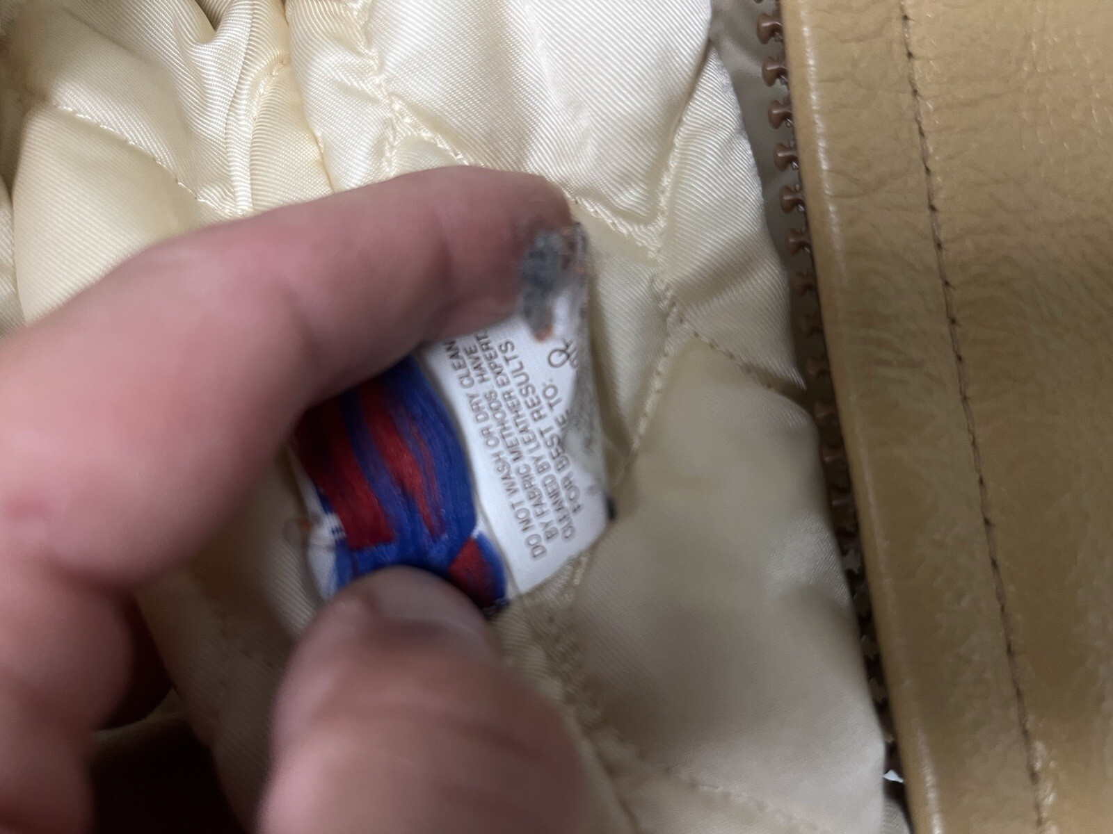 Schott Leather Motorcycle Racing Patch Jacket Siz… - image 4