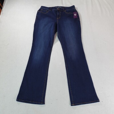 Gloria Vanderbilt Jeans Womens 12 Blue Curvy Boot Cut All Around Slimming 32x32