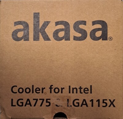 Akasa AK-CCE-7105EP CPU-Kühler LGA775 und LGA115X NEU