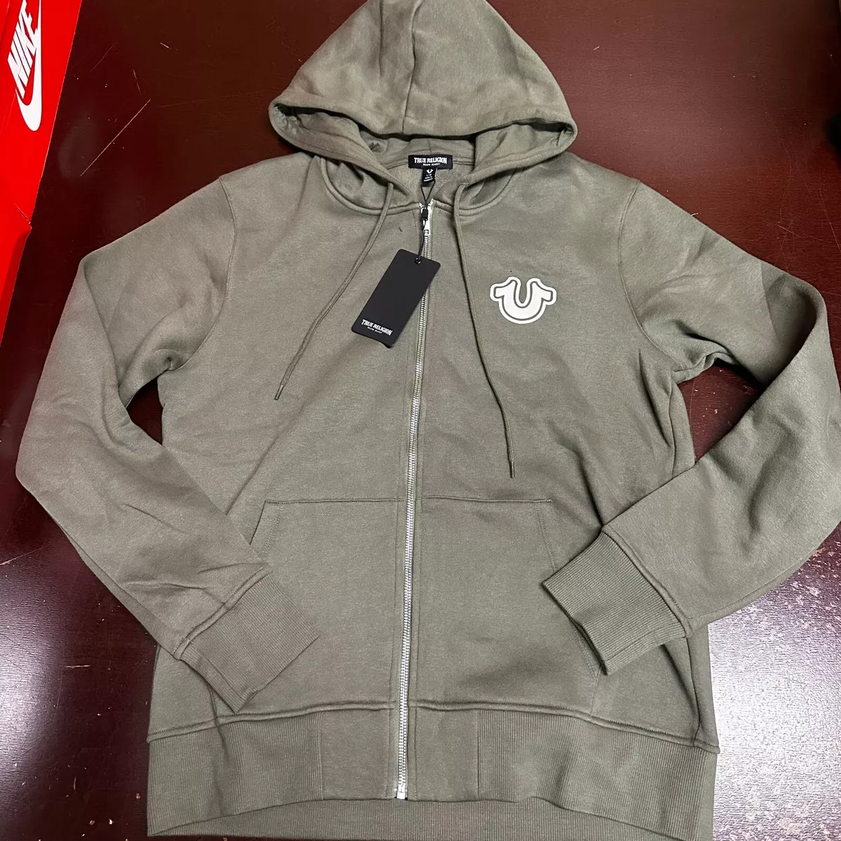 True religion fleece hoodie hot sale