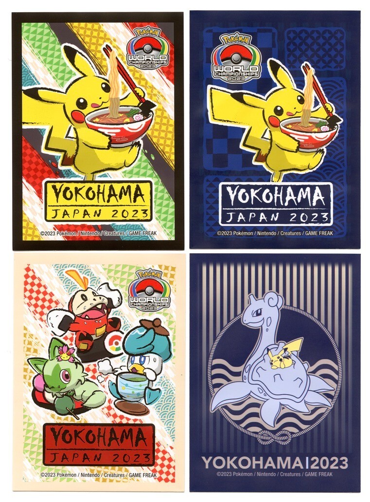 2023 Yokohama Bundle Individual Card Sleeves Pokemon World 2023 Yokohama Bundle Individual Card Sleeves Pokemon World