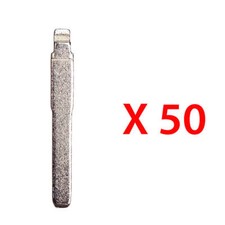 Uncut Flip Key High Security Insert Replacement For Ford Hu101 Blade 50 Pack