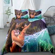 Moana Single King Single Double Queen King Size Bed Quilt Doona Duvet Cover Set