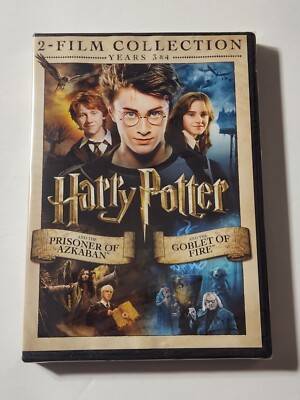 Harry Potter 3 & 4 Prisoner Of Azkaban/Goblet Of Fire (DVD) Sealed