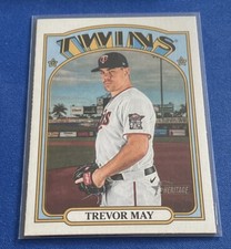 2021 Topps Heritage #350 Trevor May Minnesota Twins