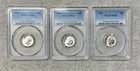 Lot of 3 - 1955 P - Grade  PCGS MS66-90%  Silver Roosevelt Dime Business Strike.