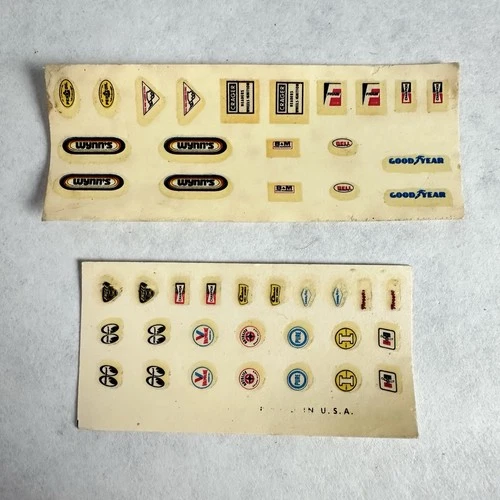 VTG Hot Wheels Redline Original Decal Drag Set Part 6409-0280 6405-0280 Lot