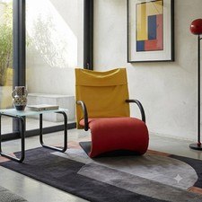Poltrona Vintage 'Zen' Design Claude Brisson per Ligne Roset Anni 80 Origianle