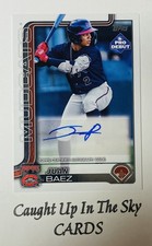 2025 Topps Pro Debut Juan Baez Auto Carolina Mudcats
