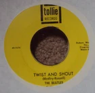 BEATLES Twist & Shout/There's A Place 7" 45 mid-60's British Invasion Tollie