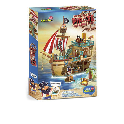 Puzzle 3D Cubic Fun - 3D Puzzle Piraten Schatzschiff