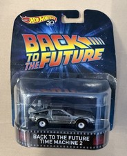 Hot Wheels Retro Entertainment Back To The Future Time Machine 2 Delorean 2018