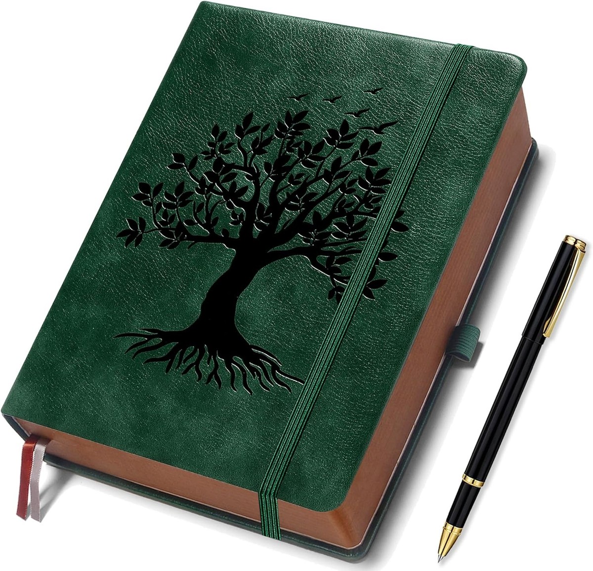 ZXHQ A5 360 Pages Lined Journal Notebooks with Pen, Journals for