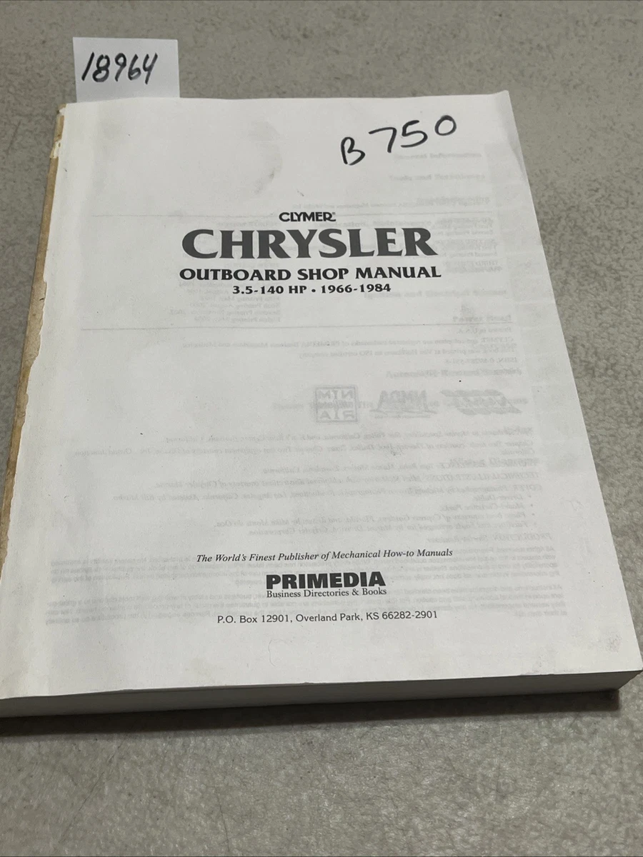 Clymer Suzuki: Outboard Shop Manual : 2-65 Hp Two-Stroke 1992-1999