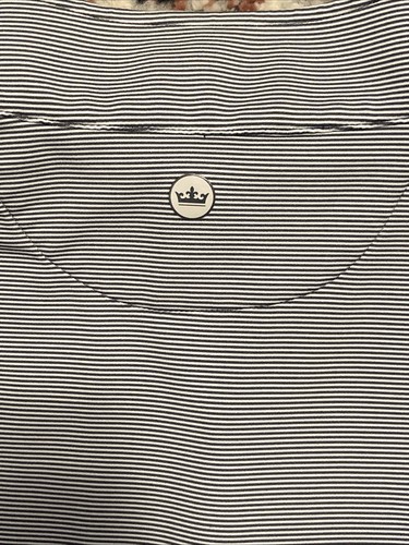 Peter Millar Sweater Mens Large Gray White Golf Quarter Zip Barstool Sports - Picture 4 of 8
