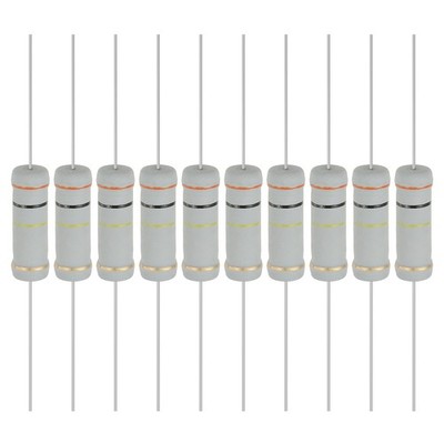 10 Pcs 300K Ohm 5W Metal Oxide Film Resistor, 5% Tolerance