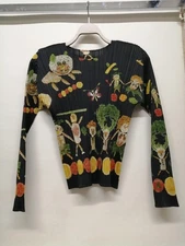 Pleats Please Issey Miyake Top Vegetables Lemon PP41-JK652 Women Authentic Japan