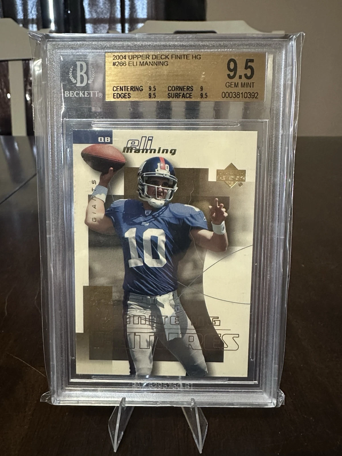 Eli Manning Upper Deck Finite HG #266 Base