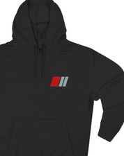 Embroidered Audi Sport Hoodie : Red  Silver - S3 S4 S5 S6 RS3 RS4 RS5 S6 RS6 S7
