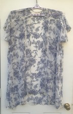 Boho Floral Kimono Top Sz SX/S Long Topper Layer Beach Cover Band of Gypsies  