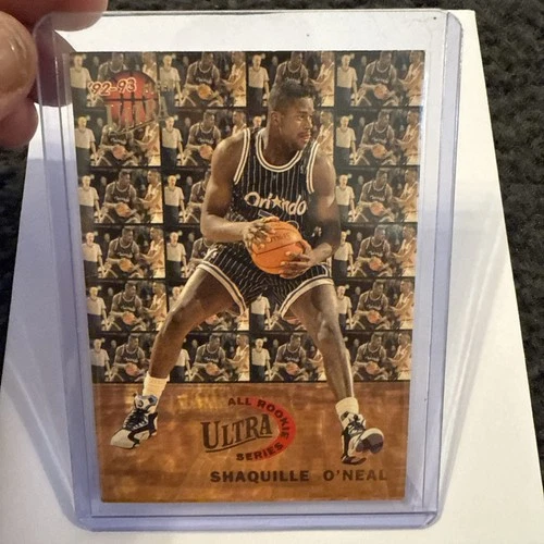 1992-93 Fleer Ultra All Rookie Series #7 Shaquille O'Neal RC Card Excellent Raw