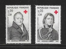 FRANCE 1964 Red Cross Fund pair vf MINT never hinged SG 1665-1666