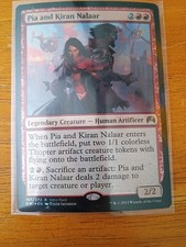 Pia and Kiran Nalaar -FOIL - Intro Pack Promo - Magic the Gathering MTG Nice!
