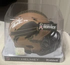Josh Allen Autographed Riddell Salute to Service Buffalo Bills Mini Helmet
