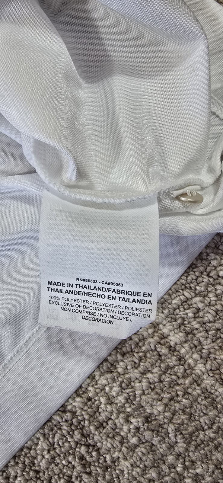 Nike NFL Dallas Cowboys Dri-Fit On-Field Team Issued Polo Shirt Size M White thumbnail 9