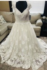 Oleg Cassini Wedding Dress Size 14 