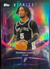 2025-26 Topps Midnight - Stephon Castle #42 Rookie RC /99 Spurs SSP SP Mint