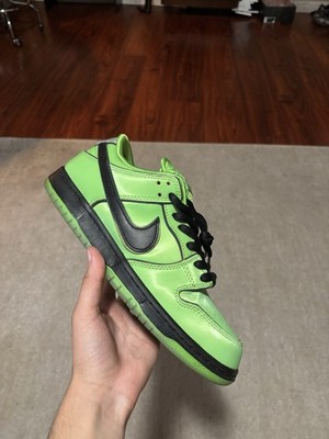 Nike SB Dunk Low “Powerpuff Girls – Buttercup” 9.5M – OG Box + Green Laces ? Sugar, Spice, & Everything Nice ? Brand New Nike SB Dunk  main image 3