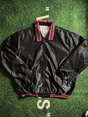 DeLong Men's Nebraska Cornhuskers Satin Jacket Size XXL Black