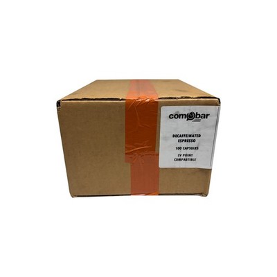 Comobar Decaffeinated Espresso Point Compatible, 100 Capsules (7 grams each)