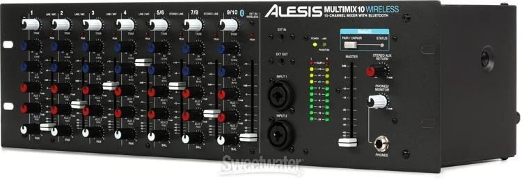 Alesis MultiMix 10 Wireless Rackmount Mixer with Bluetooth - Image 4 of 4