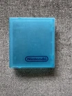 VTG Nintendo NES Hard Plastic Game Case Protector Clear Storage Blue Clamshell