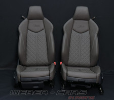 Audi Ttrs 8S Fv Leather Sport Seat Front Left+Right LP8 Murillobraun Electric