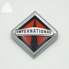 Truck Grille Emblem International USA Flag Badge Chrome Hood Ornament