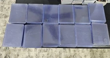 Lot of 600 used Sports/TCG card Top Loaders. Regular sized 35pt (some variation)