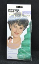 Vintage Velcro Classic Stylers Green Rollers 6 Count 5/8"