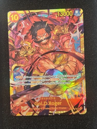 One Piece TCG Gold D Roger SEC (OP09-118) English/Near Mint
