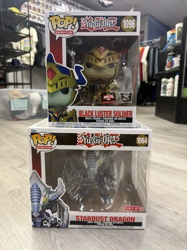 Stardust Dragon & Black Luster Soldier Funko POP Animation Yu-Gi-Oh! 6" Figures