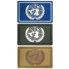 3D Patch UN United Nations Flagge Vereinte Nationen UNO Outdoor Klett Staaten